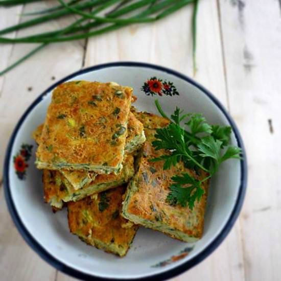 Fırında Kabak Mücver - Recipe photo by MyHomeDiaryinTurkey