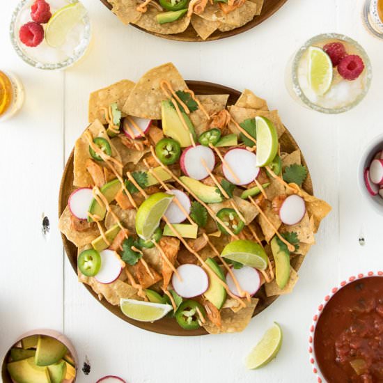 Chili Lime Jackfruit Nachos - Recipe photo by On The DF
