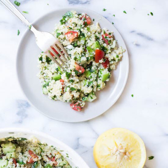 Quinoa Tabbouleh (GF, V) - Recipe photo by food by mars