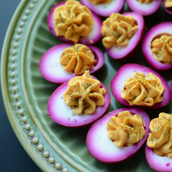 Pickled Beet Eggs - Recipe photo by ButterYum