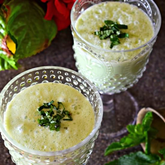 Smoked Masala Chaas/Buttermilk - Recipe photo by Cookilicious