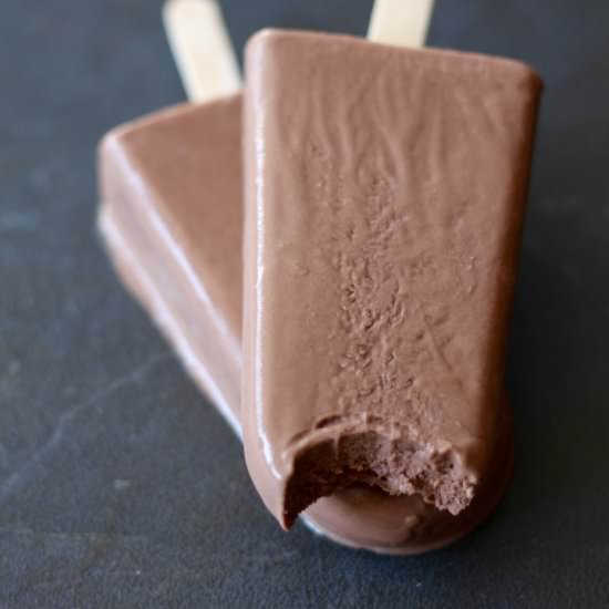 Chocolate Fudgesicles - Recipe photo by kaynutrition