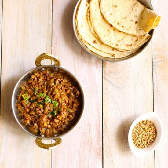Sprouted Horsegram Curry - Recipe photo by kamalkitchen