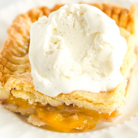 Nectarine Slab Pie - Recipe photo by browneyedbaker