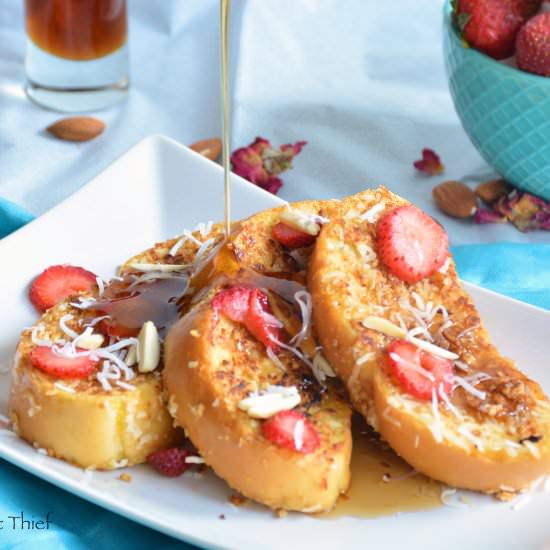 Crunchy Coconut French Toast - Recipe photo by The Mint Thief