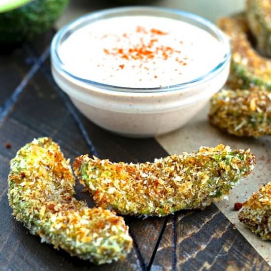 Crispy Baked Avocado Fries - Recipe photo by The Foodie Physician