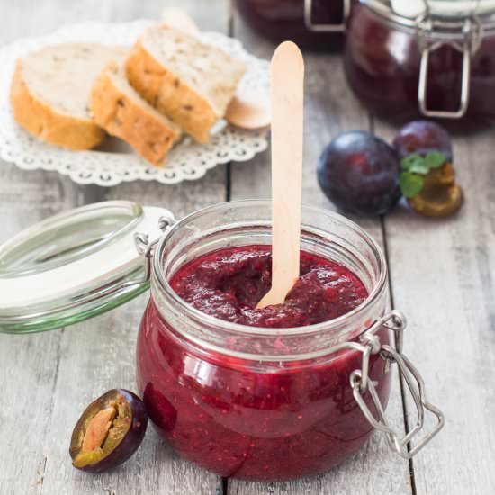 An Aromatic Chia Seed Plum Jam - Recipe photo by Like Chocolate