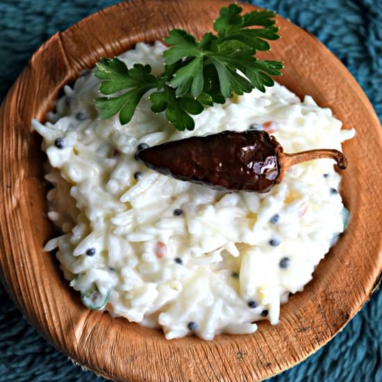 Traditional Curd Rice - Recipe photo by Cookilicious