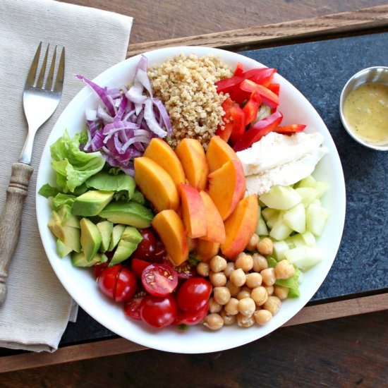Summer Salad Bowl - Recipe photo by Healthyideasplace