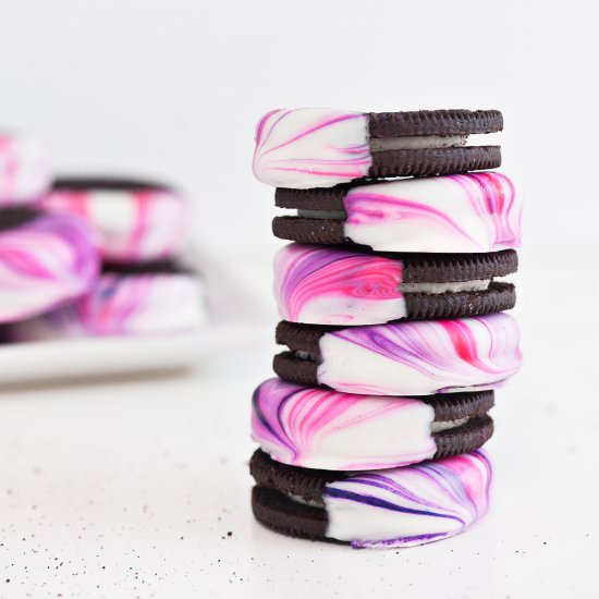 Marbled Oreos - Recipe photo by lindsayn8