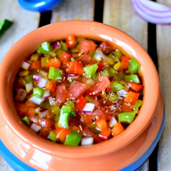 Salsa Criolla Argentina - Recipe photo by mesinspirationsculinaires