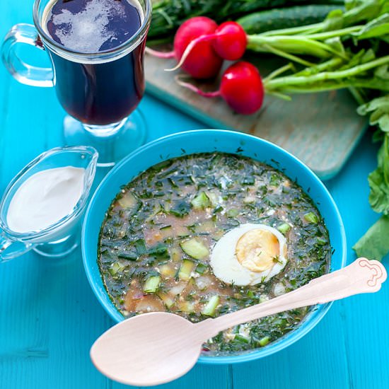 Cold Coup Okroshka - Recipe photo by lesyasha