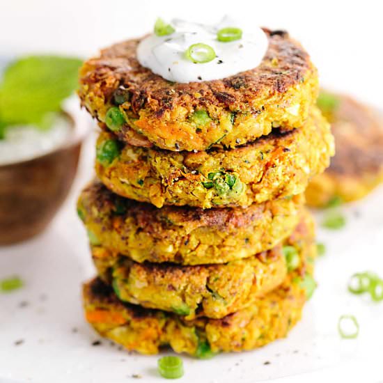 Indian Spiced Vegetable Cakes - Recipe photo by Jessica Gavin