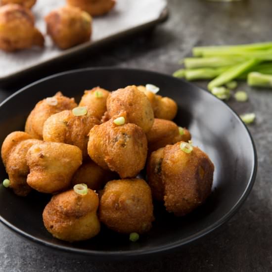 Hatch Chile Hush Puppies - Recipe photo by Azestybite