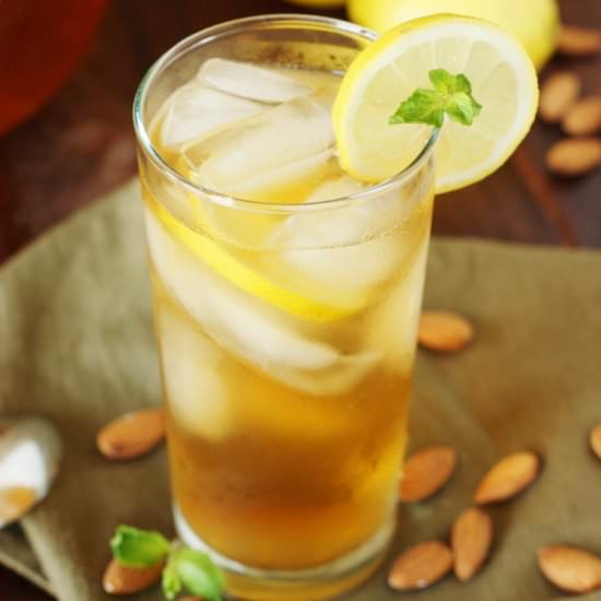Almond Iced Tea - Recipe photo by thekitchenismyplayground