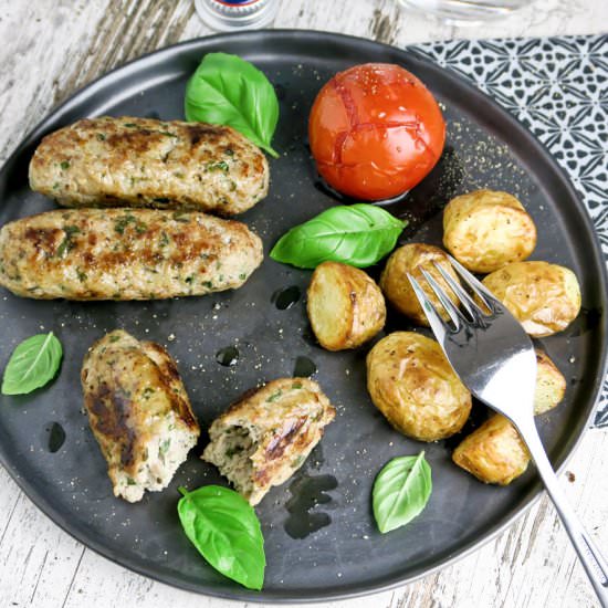 Veal Rissoles with Fresh Marjoram - Recipe photo by Culinaire bagage