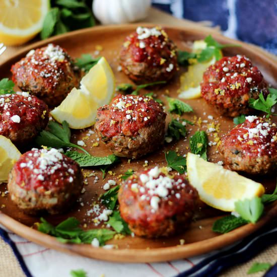 Greek Gluten Free Meatloaf Muffins - Recipe photo by AbbeysKitchen