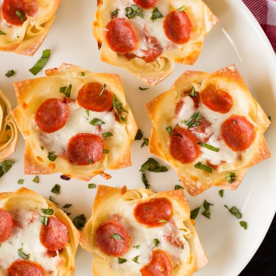 Mini Pizza Dip Cups - Recipe photo by foxandbriar