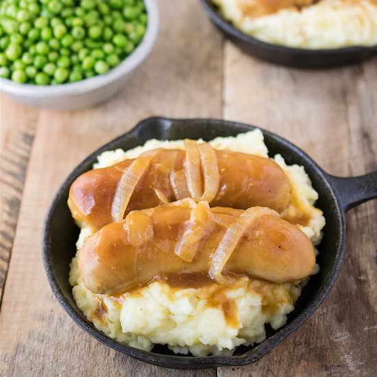 Bangers & Mash - Recipe photo by culinaryginger