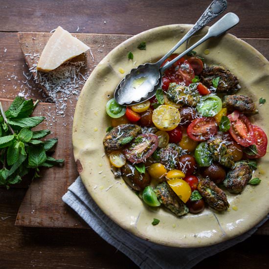 Ricotta & Spinach Dumplings - Recipe photo by Cygnet Kitchen