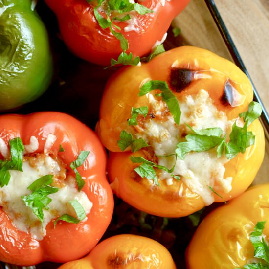 Stuffed Bell Peppers - Recipe photo by Ciao Chow Bambina