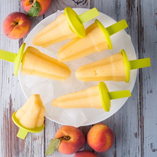 Farmers' Market Peachsicles - Recipe photo by photosandfood
