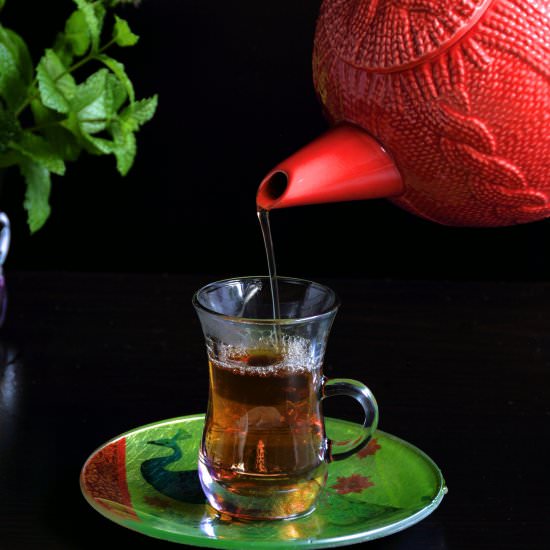 Fresh Mint Tea - Recipe photo by The Mint Thief