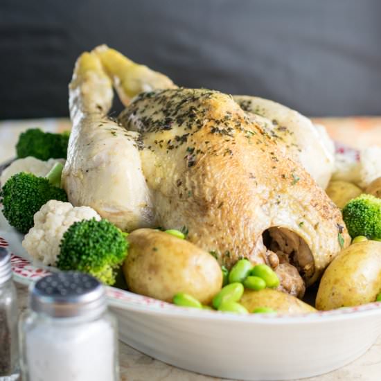Instant Pot Roast Chicken Dinner - Recipe photo by JoJoNookAndCranny