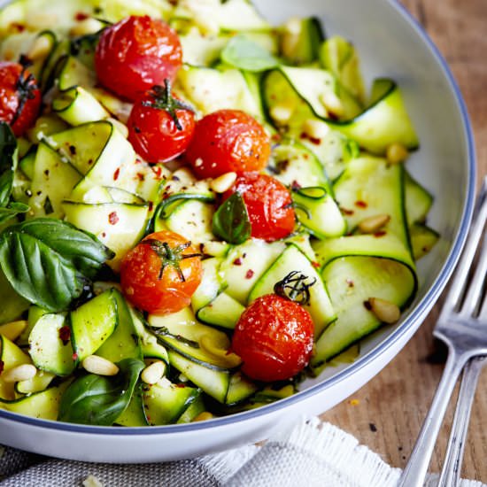 Zucchini Pappardelle - Recipe photo by Natural Girl Modern World