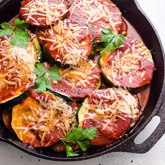 Lazy Baked Zucchini Parmesan - Recipe photo by ifoodreal
