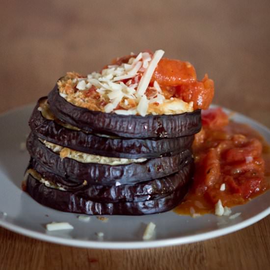 Layered Crusted Eggplants - Recipe photo by yukikotsu