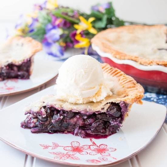 Homemade Blueberry Pie - Recipe photo by littlesweetbaker