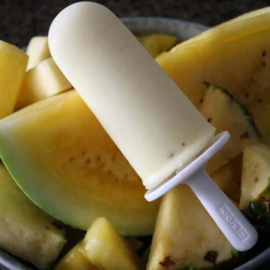 Yellow Watermelon Popsiciles - Recipe photo by Canuemagine