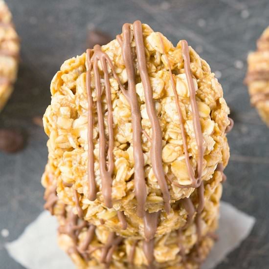 3 Ingredient No Bake Oatmeal Cups - Recipe photo by thebigmansworld