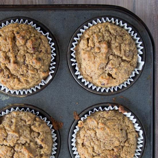 Low Carb Chocolate Banana Muffins - Recipe photo by Sugar Free Londoner