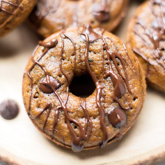 Chocolate Chip Zucchini Donuts - Recipe photo by balancedberry