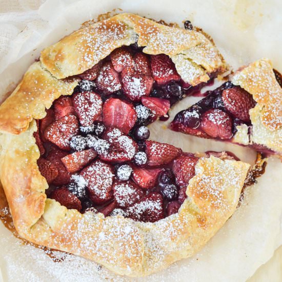 Berry Galette - Recipe photo by TheSweetEdge