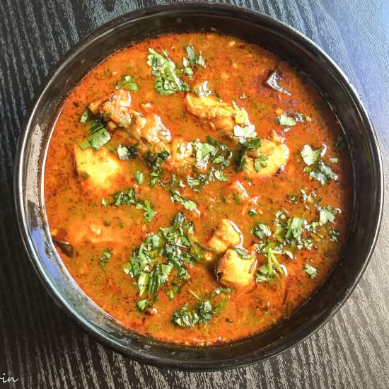 Fresh Fenugreek Leafs Chicken Curry - Recipe photo by dimpieekitchen