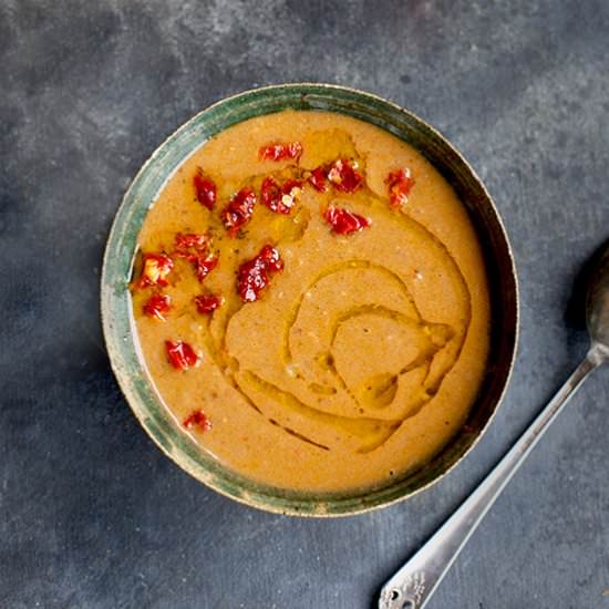 Sun-dried Tomato White Bean Soup - Recipe photo by calizona