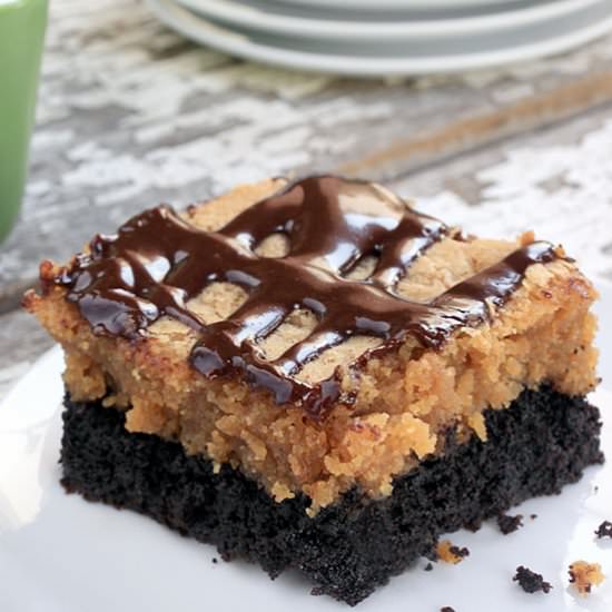 Chocolate Peanut Butter Cake - Recipe photo by Everyday Dishes
