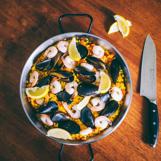 Seafood Paella - Recipe photo by Inspiredfood