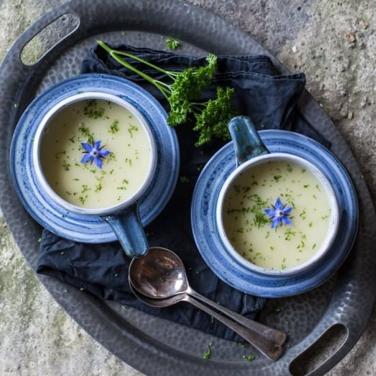 Potato and Roast Garlic Soup - Recipe photo by HedgeComber