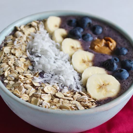 The Poor Girl's Acai Smoothie Bowl - Recipe photo by sinfulnutrition
