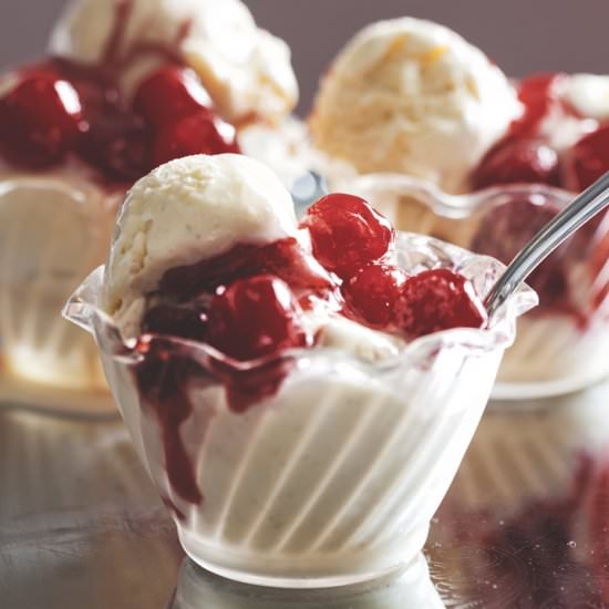Cherries Jubilee - Recipe photo by FortheChef