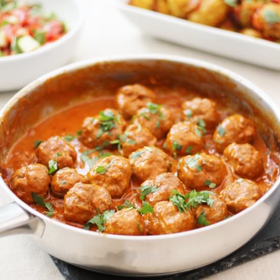 Turkey Tikka Masala Meatballs - Recipe photo by easypeasyfoodie