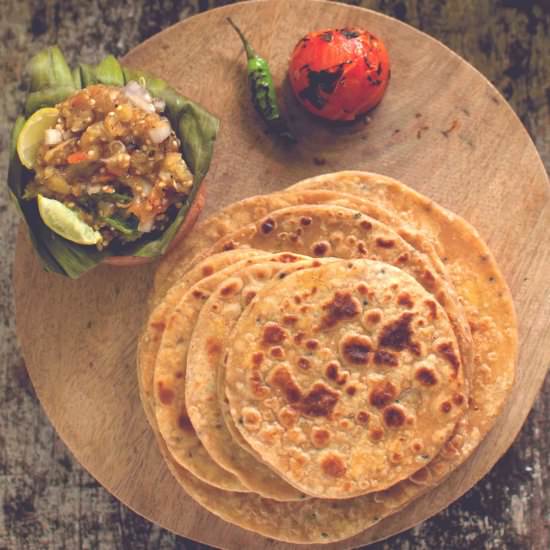Sattu Paratha - Recipe photo by MyCookingCanvas