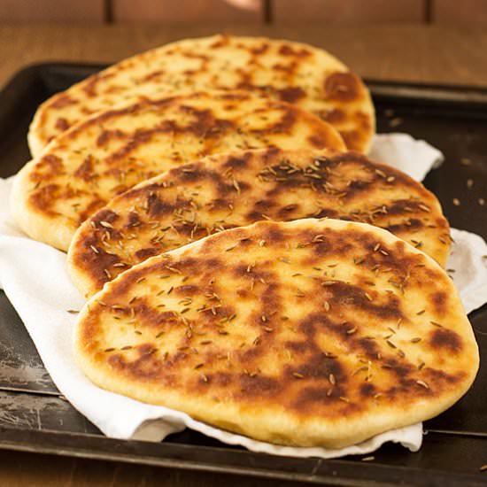 Sourdough Indian Flatbread - Recipe photo by pizzarossa
