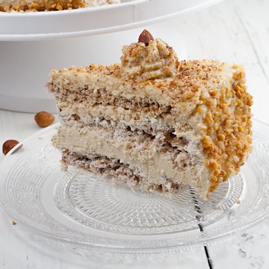 Mocha and Hazelnut Meringue Pie - Recipe photo by ohmydish