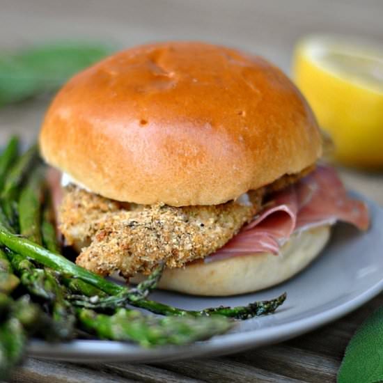 Chicken Saltimbocca Sandwiches - Recipe photo by PreventionRD