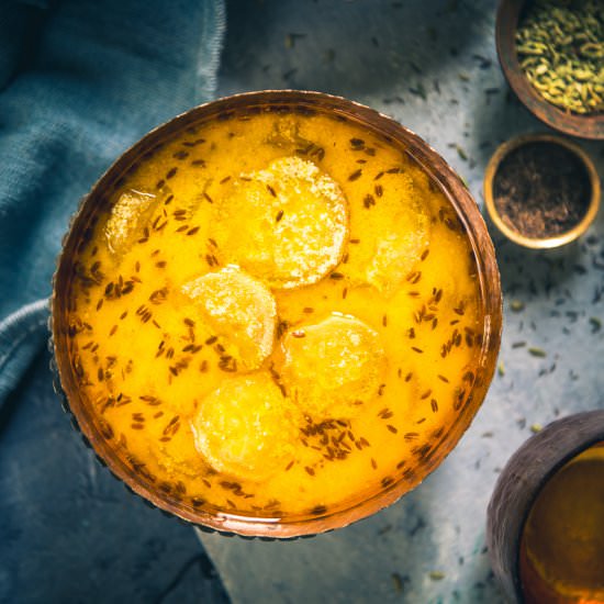 Kashmiri Bottle Gourd Yogurt Curry - Recipe photo by Whiskaffair